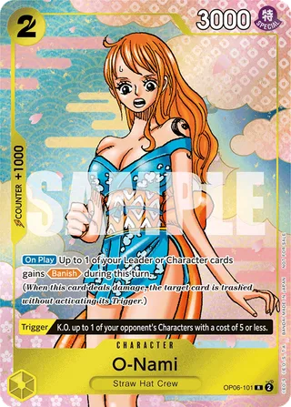 O-Nami (Event Pack Vol. 5) #OP06-101-event-pack-vol-5 · One Piece Promotion Cards One Piece card