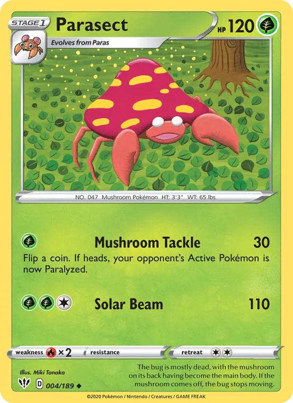 Parasect full card art