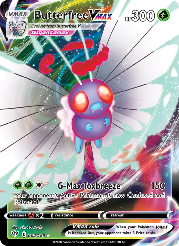 Butterfree VMAX full card art