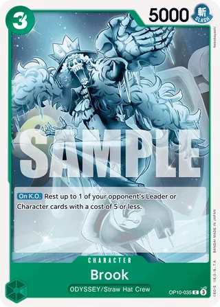 Brook #OP10-035 · Royal Blood One Piece card