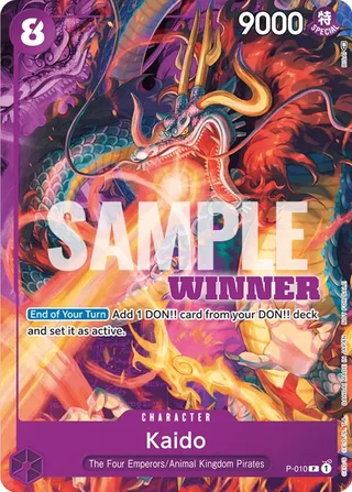Kaido (Winner Pack Vol. 1) #P-010-winner-pack-vol-1 · One Piece Promotion Cards One Piece card