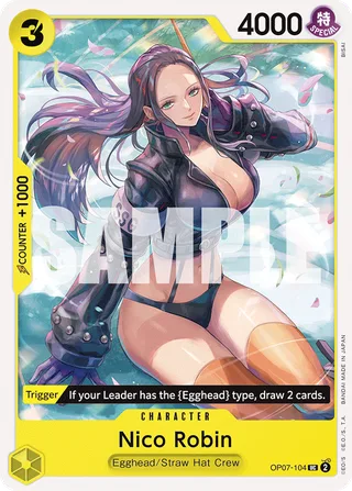Nico Robin #OP07-104 · 500 Years in the Future Pre-Release Cards One Piece card