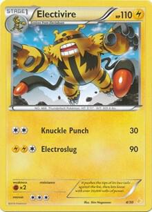 Electivire #25 · XY trainer Kit (Pikachu Libre) Pokémon card
