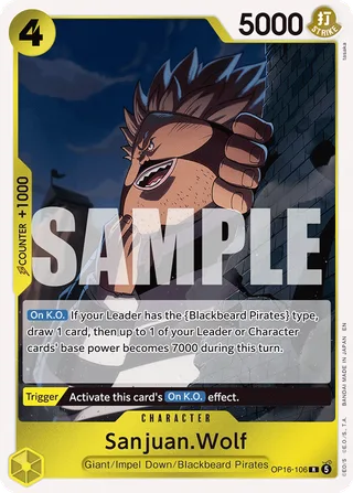 Sanjuan.Wolf #OP16-106 · The Time of Battle One Piece card