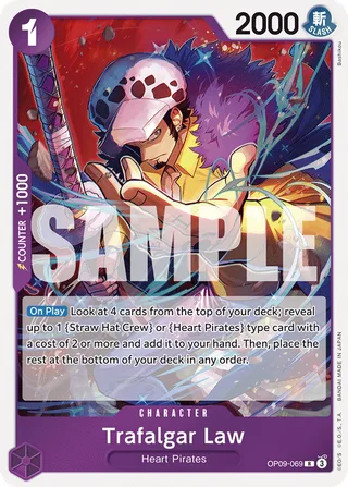 Trafalgar Law #OP09-069 · Emperors in the New World One Piece card