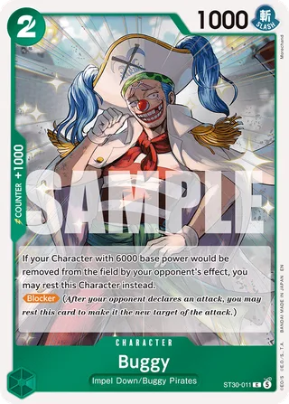 Buggy #ST30-011 · ST-30: Starter Deck 30 EX Luffy & Ace One Piece card