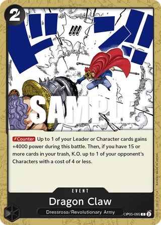 Dragon Claw #OP05-095 · Awakening of the New Era: 1st Anniversary Tournament Cards One Piece card
