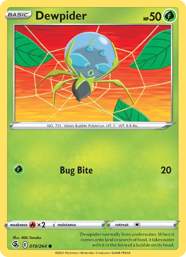 Dewpider full card art