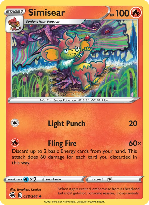 Simisear full card art