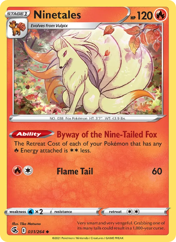 Ninetales full card art