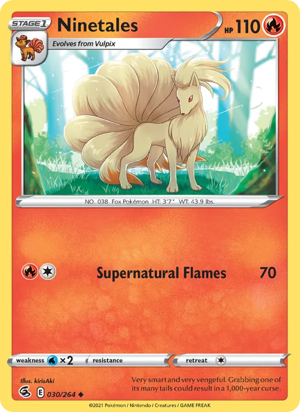Ninetales full card art