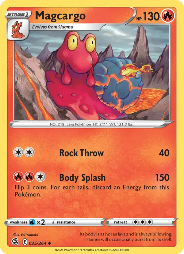Magcargo full card art