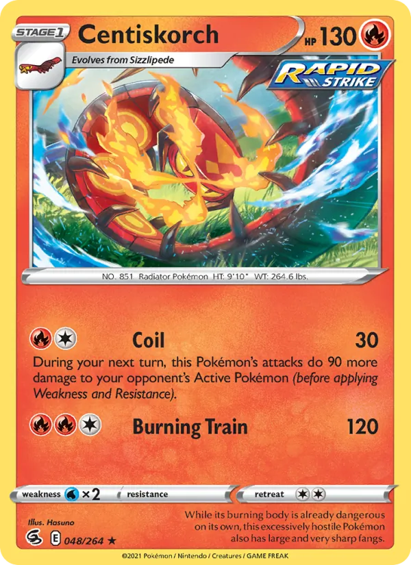 Centiskorch full card art