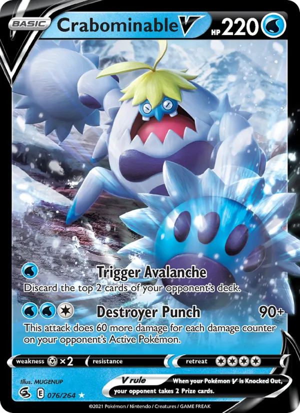 Crabominable V full card art