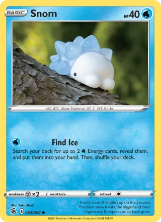 Snom #84 · Fusion Strike Pokémon card