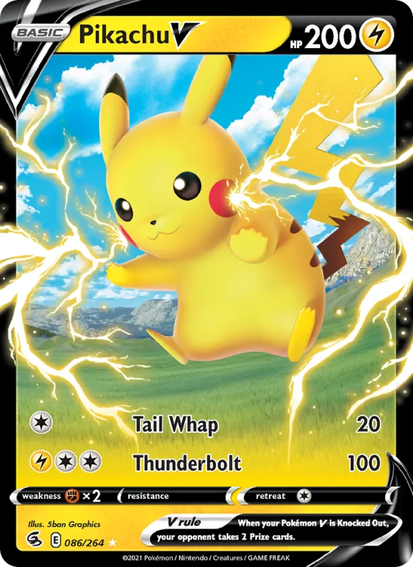 Pikachu V full card art
