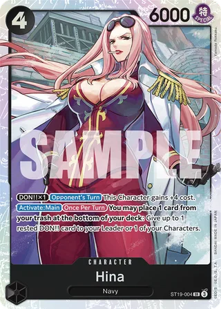 Hina #ST19-004 · ST-19: Starter Deck 19 BLACK Smoker One Piece card
