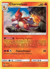 Charmeleon · Dragon Majesty Pokémon card