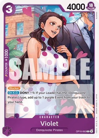 Violet #OP10-062 · Royal Blood One Piece card