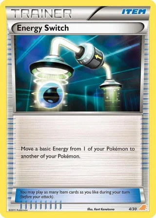 Energy Switch #4 · BW trainer Kit (Excadrill) Pokémon card