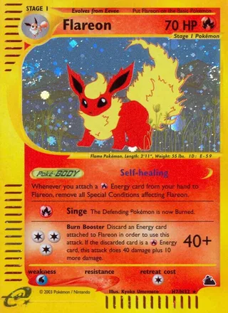 Flareon #H07 · Skyridge Pokémon card