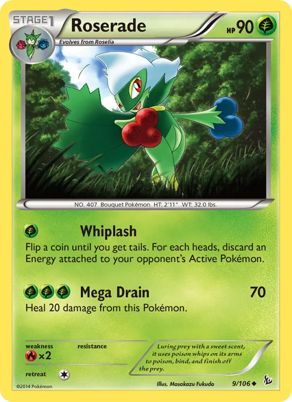 Roserade full card art