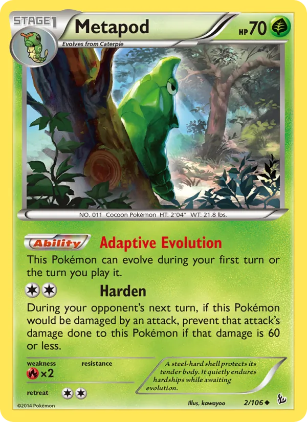 Metapod full card art