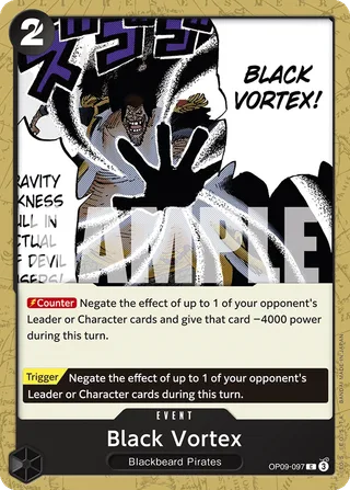 Black Vortex #OP09-097 · Emperors in the New World One Piece card