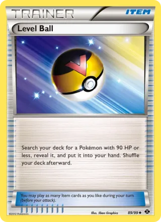 Level Ball #89 · Next Destinies Pokémon card