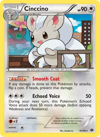 Cinccino #85 · Next Destinies Pokémon card