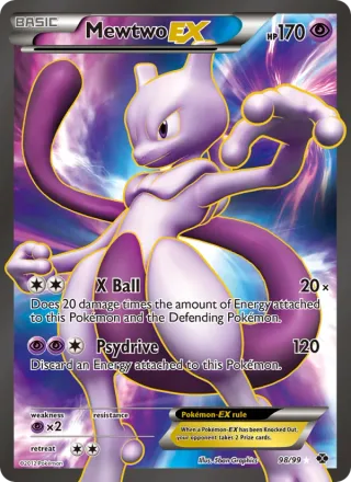 Mewtwo-EX #98 · Next Destinies Pokémon card