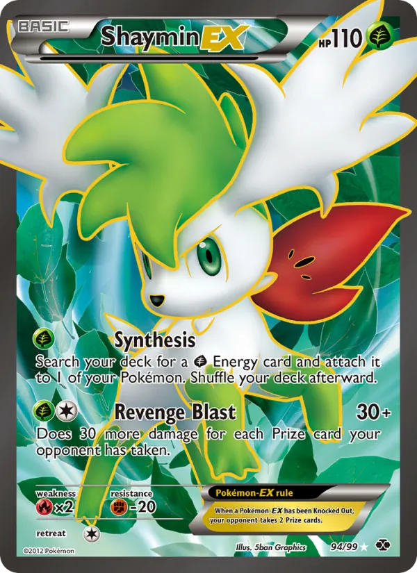 Shaymin-EX full card art