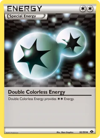 Double Colorless Energy #92 · Next Destinies Pokémon card