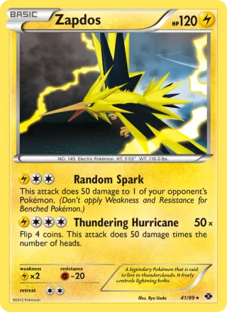 Zapdos #41 · Next Destinies Pokémon card