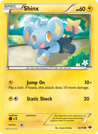 Shinx #42 · Next Destinies Pokémon card