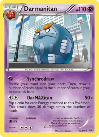 Darmanitan #60 · Next Destinies Pokémon card
