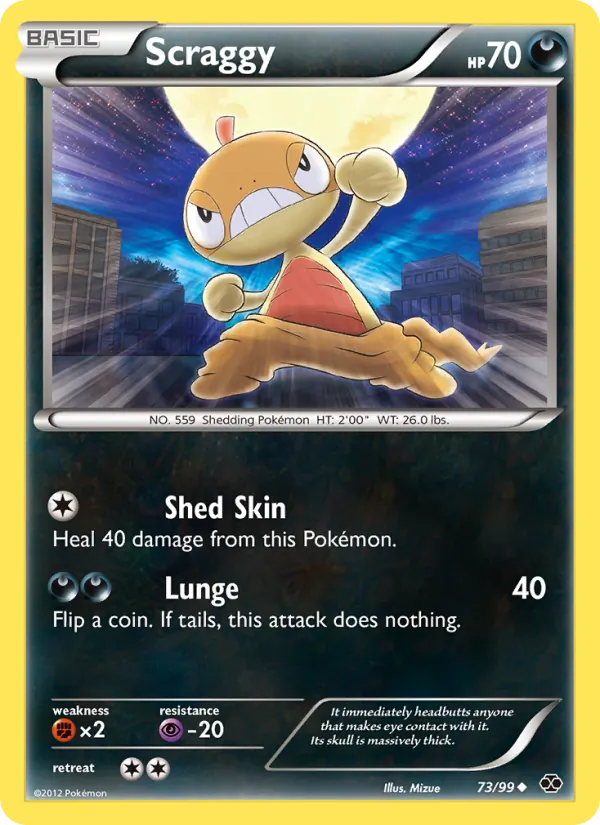 Scraggy full card art