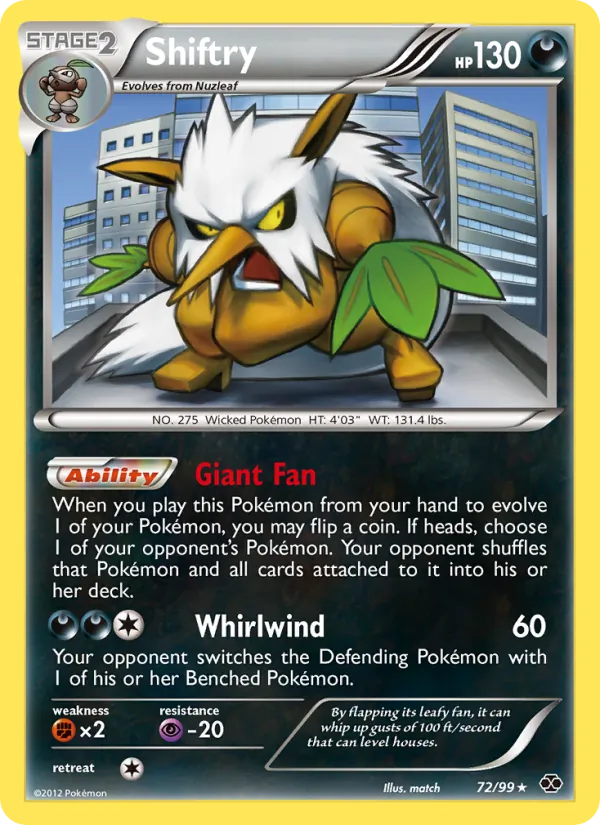 Shiftry full card art