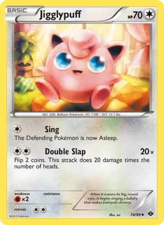 Jigglypuff #78 · Next Destinies Pokémon card
