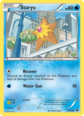 Staryu #23 · Next Destinies Pokémon card