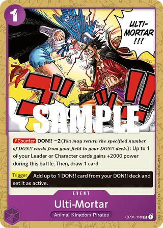 Ulti-Mortar #OP01-118 · Romance Dawn One Piece card