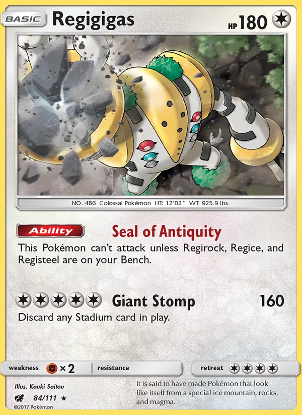 Regigigas full card art