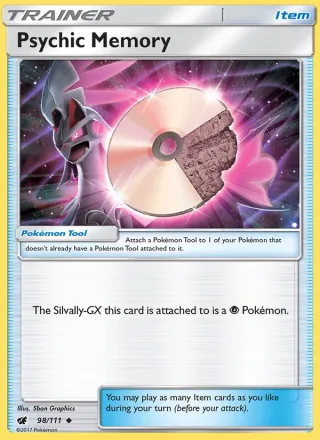 Psychic Memory #98 · Crimson Invasion Pokémon card
