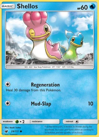 Shellos #29 · Crimson Invasion Pokémon card