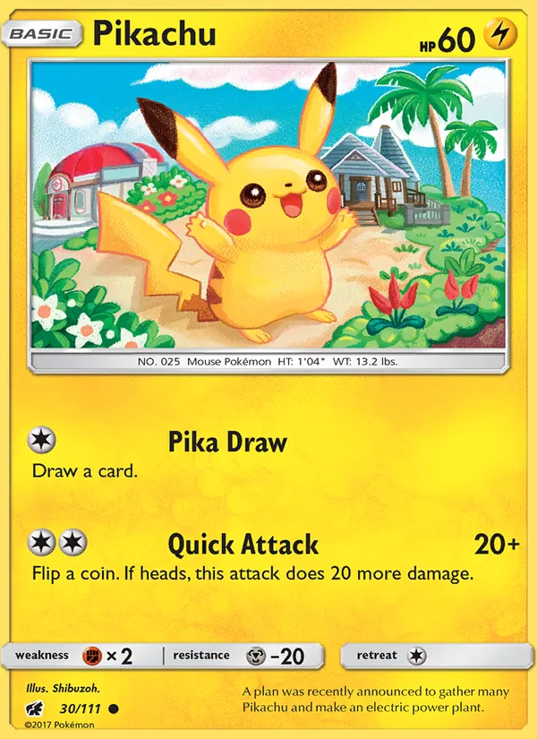 Pikachu full card art