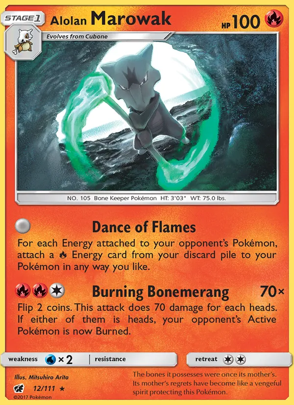 Alolan Marowak full card art
