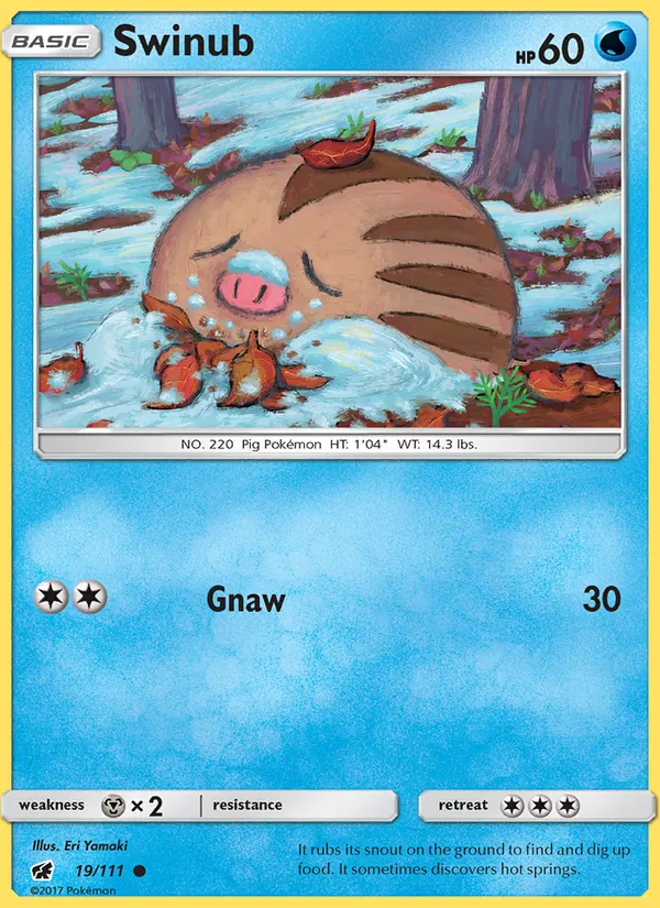 Swinub full card art