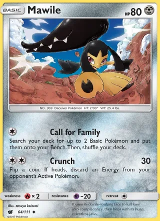 Mawile #64 · Crimson Invasion Pokémon card