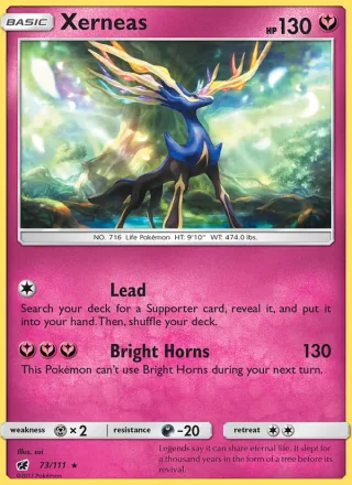 Xerneas #73 · Crimson Invasion Pokémon card