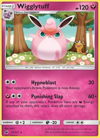 Wigglytuff #72 · Crimson Invasion Pokémon card